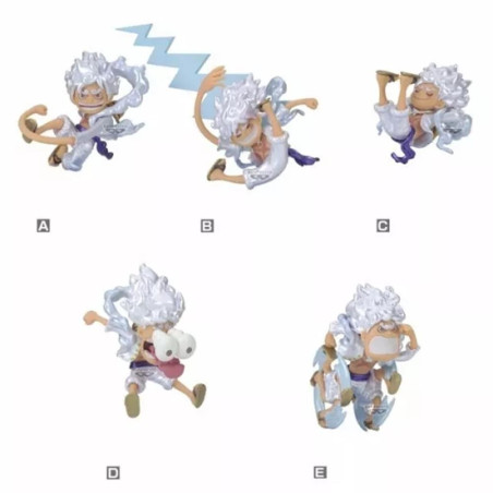 Figure banpresto one piece world collectable figures monkey d.luffy gear 5 special metallic color ver.