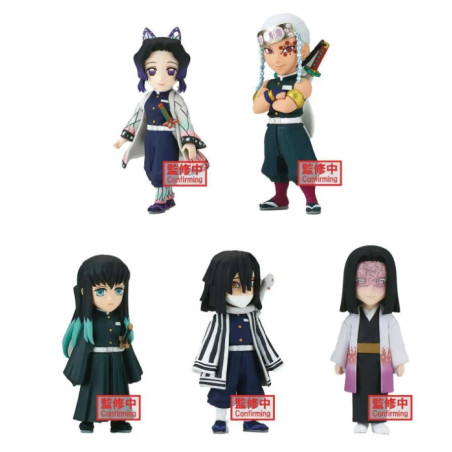 Figure banpresto demon slayer kimetsu no yaiba world collectable vol. 6 unidad aleatoria