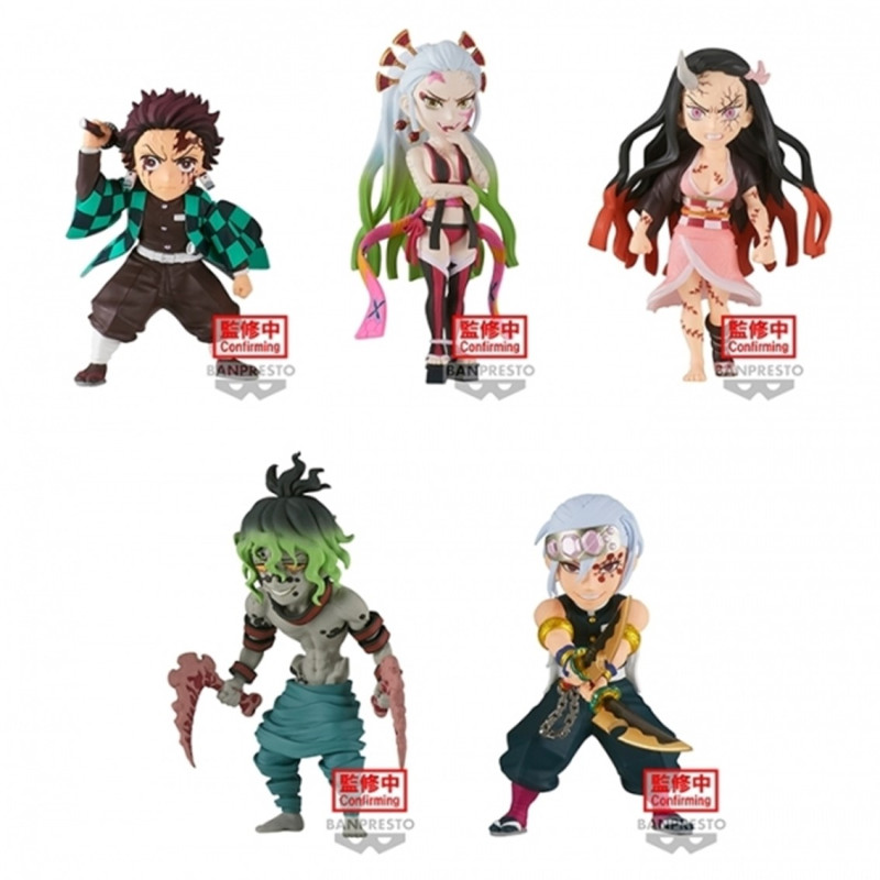 Figure banpresto daemon slayer: kimetsu no yaiba world collectable figures vol.10 unidad aleatoria