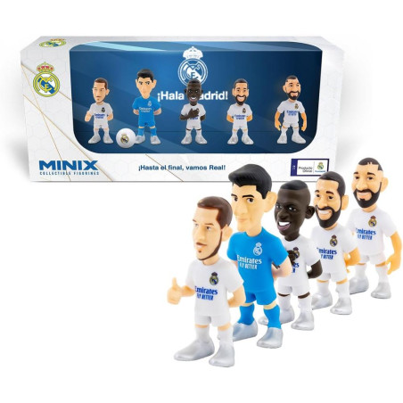 Pack 5 figuras minix pack real madrid 7 cm