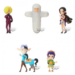 Figure banpresto one piece world collectable figures - wanokuni onigashima 5 - 4 - 7cm 12 unidades