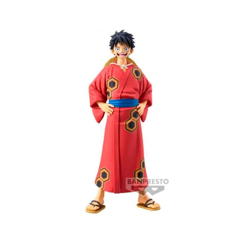 Figura banpresto one piece wanokuni killer dxf the grandline series monkey d. luffy 16cm