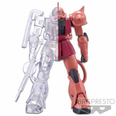Figure banpresto zaku char's custom mobile suit gundam internal structure ver.a