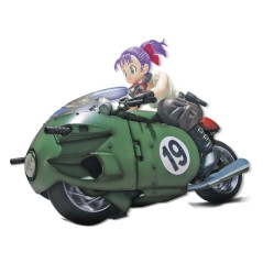 Figura bandai hobby dragon ball bulba variable n19 motocycle model kit