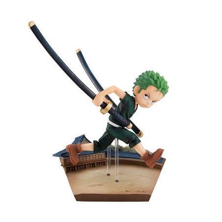 Figure megahouse gem series one piece zoro run run run