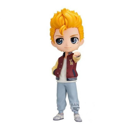 Figure banpresto q posket tokyo revengers takemichi hanagaki - plain clothes ver.a 14cm