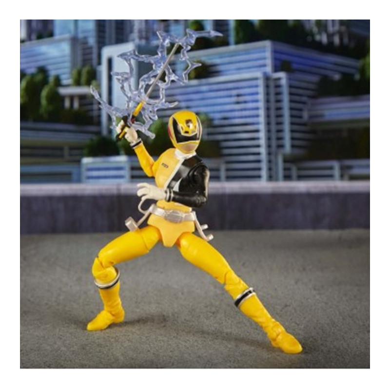 Figura hasbro power rangers lightning collection yellow ranger