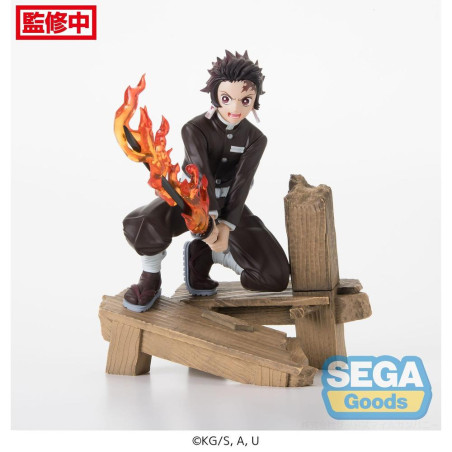 Figure saw demon slayer kimetsu no yaiba tanjiro kamado swordsmith village arc 12 cm