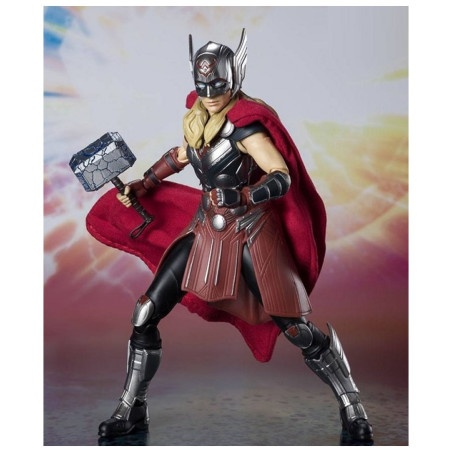 Figure tamashii nations sh figuarts marvel thor: love & thunder mighty thor jane foster