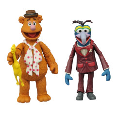 Set de 2 figuras diamond select toys the muppets los teleecos gonzo and fozzie