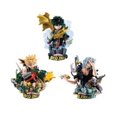 Pack 3 figuras megahouse petitrama ex series 3 my heroacademia type - decision