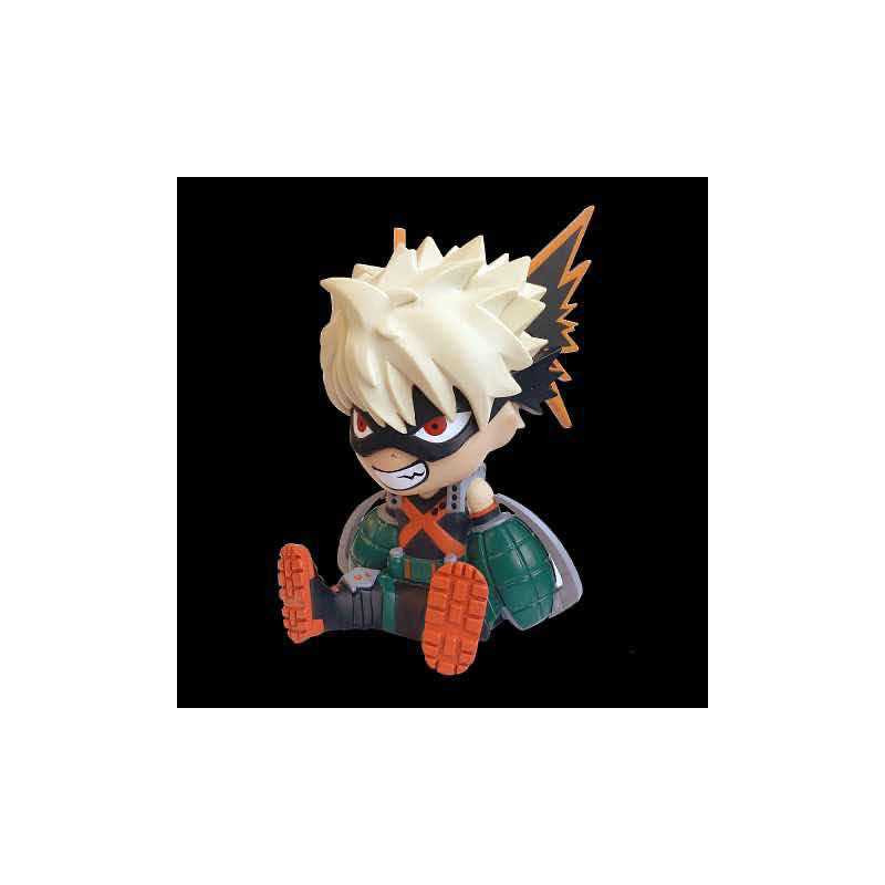 Figura hucha plastoy my hero academia katsuki bakugo tirelire re - run 18cm