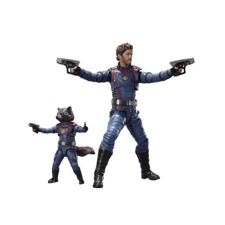 Figure tamashii nations sh figuarts guardianes de la galaxia volumen 3 star lord & rocket raccoon 2