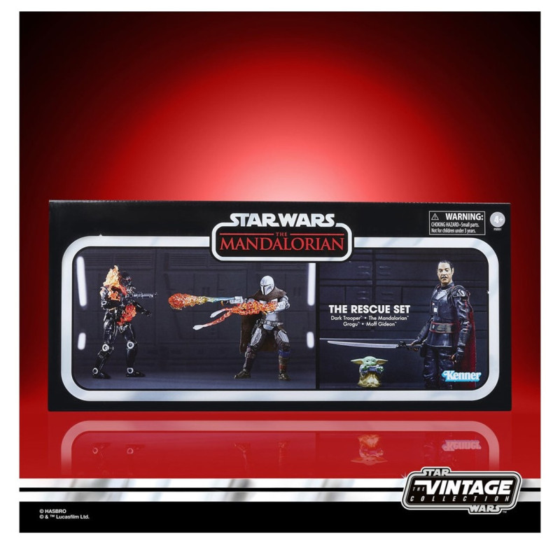 Figure hasbro star wars the mandalorian the rescue convention set