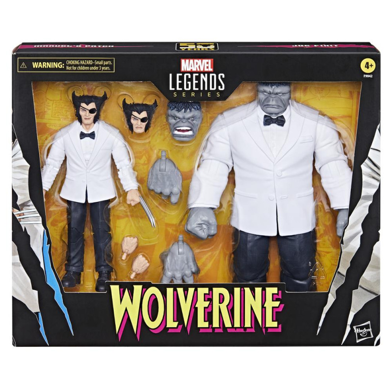 Set figuras hasbro marvel legends series wolverine path & hulk Set figuras hasbro marvel legends series wolverine path & hulk
