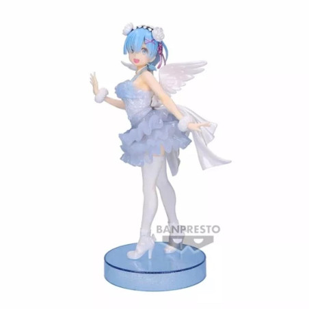 Figure banpresto re: zero starting life in another world espresto clear & drssey rem special color ver. 22cm