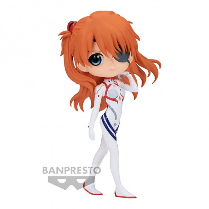 Figure banpresto q posket evangelion : 3.0+1.0 plugsuit style asuka shikinami langley ver.b 14cm