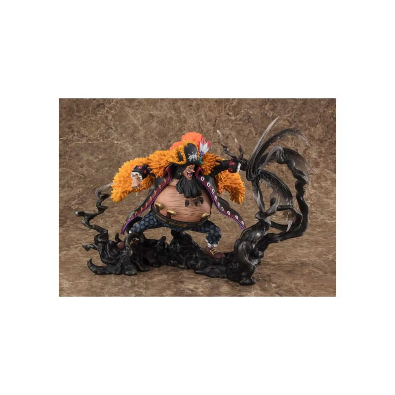 Figura tamashii nations marshall d. teach - kurouzu -  extra battle 24 cm one piece figuarts zero