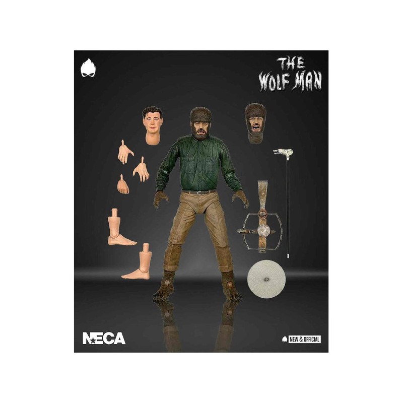Figura neca universal monster scale action ultimate wolf