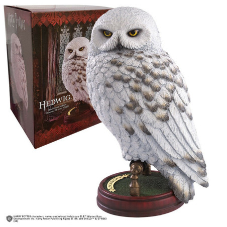 Figure the noble collection harry potter criaturas magics estatua resin hedwig 24 cm