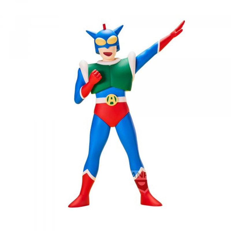 Figure banpresto crayon shinchan sofvimates action kamen (ultra heroe) 16cm