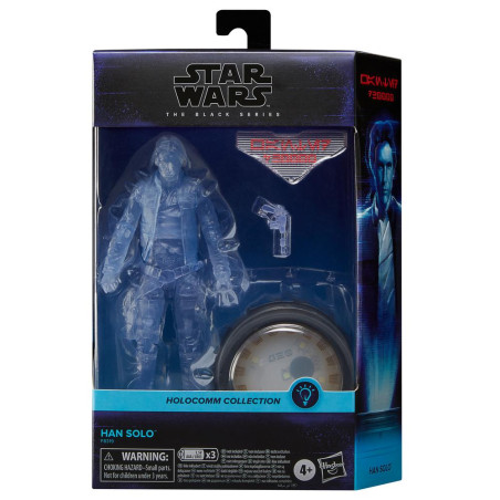 Figure hasbro star wars the black series holocomm collection han solo