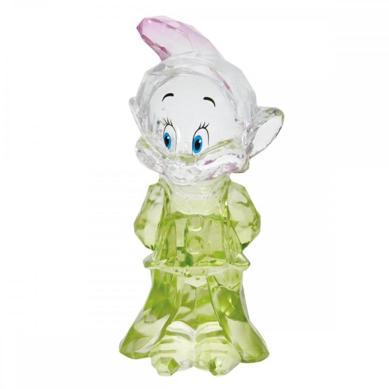 Figura enesco disney cristal blancanieves enanito dopey tontn