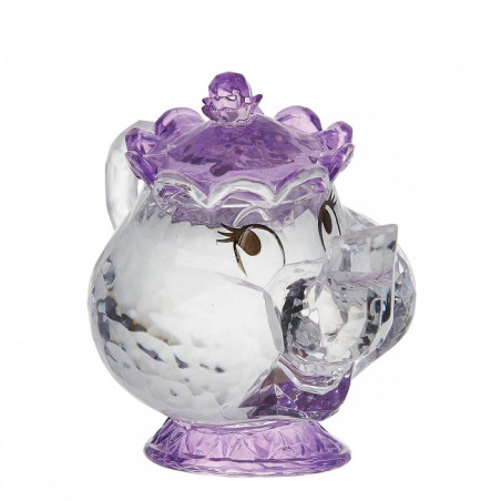 Figura acrlica enesco disney la bella y la bestia mrs. potts