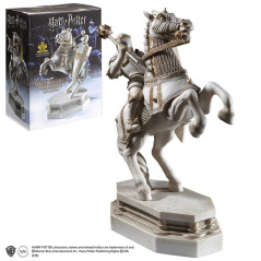 Soporte de libros the noble collection caballero blanco ajedrez de hechiceros desafo final