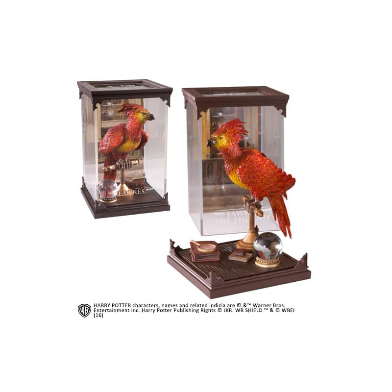 Figura the noble collection harry potter criaturas magicas fawkes fenix