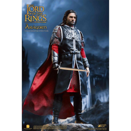 Figura star ace el seor de los anillos aragorn 2.0 version deluxe real master serie 22.5 cm
