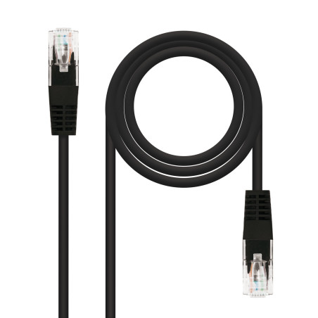 Nanocable 10.20.0400-BK networking cable Black 19.7" (0.5 m) Cat6e U UTP (UTP)