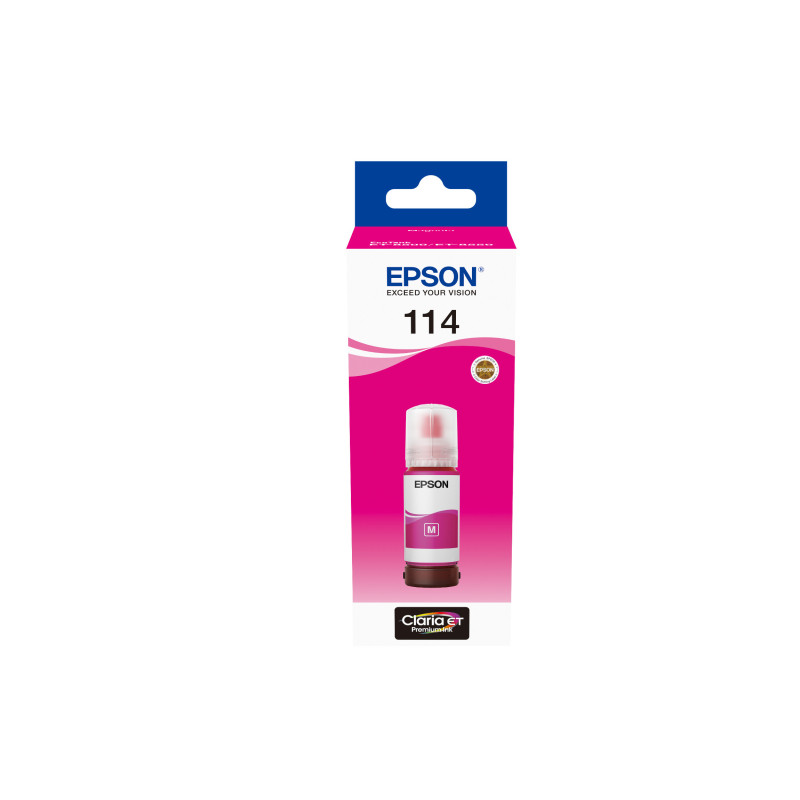 Botella tinta epson ecotank 114 mangenta 70ml Botella tinta epson ecotank 114 mangenta 70ml