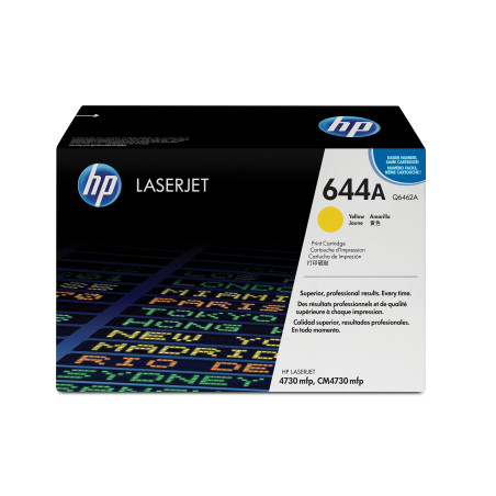 Toner hp laserjet color 644a amarillo