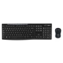 Logitech 920-004523 keyboard Mouse included Home USB QWERTY UK English Black