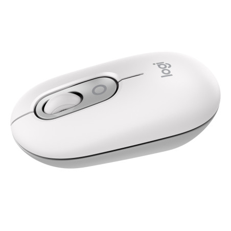 Raton inalambrico logitech pop mouse blanco