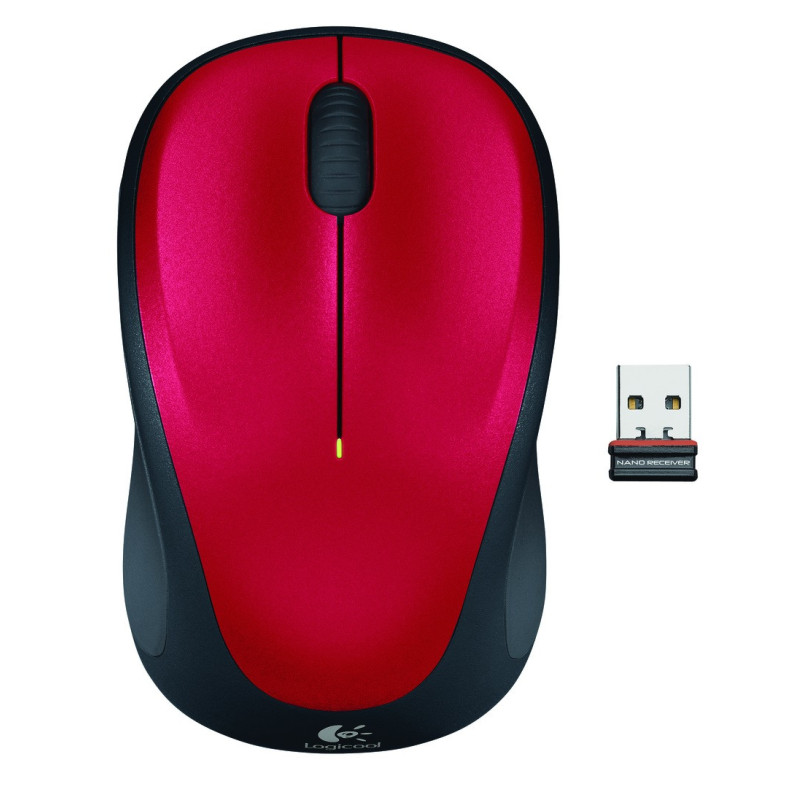 Mouse raton logitech m235 optico wireless inalambrico rojo Mouse raton logitech m235 optico wireless inalambrico rojo