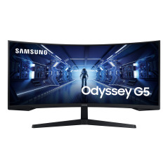 Samsung G55T computer monitor 34" 3440 x 1440 pixels UltraWide Quad HD LED Black