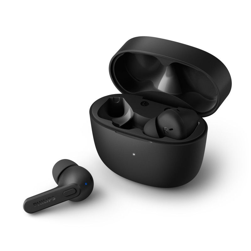Auriculares bluetooth philips tat2206bk - 00 black ipx4 estuche de carga Auriculares bluetooth philips tat2206bk - 00 black ipx4 estuche de carga