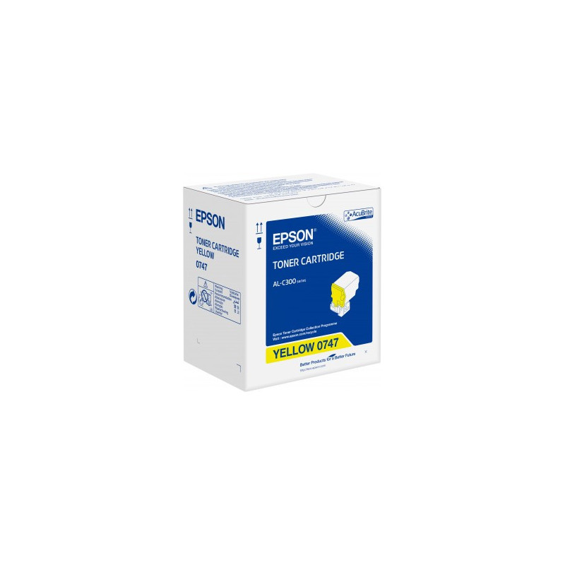 Toner epson c13s050747 amarillo 8.8k Toner epson c13s050747 amarillo 8.8k