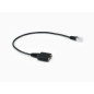 Cable rj9 a 2 x jack 3.5mm equip macho - hembra 0.25m Cable rj9 a 2 x jack 3.5mm equip macho - hembra 0.25m