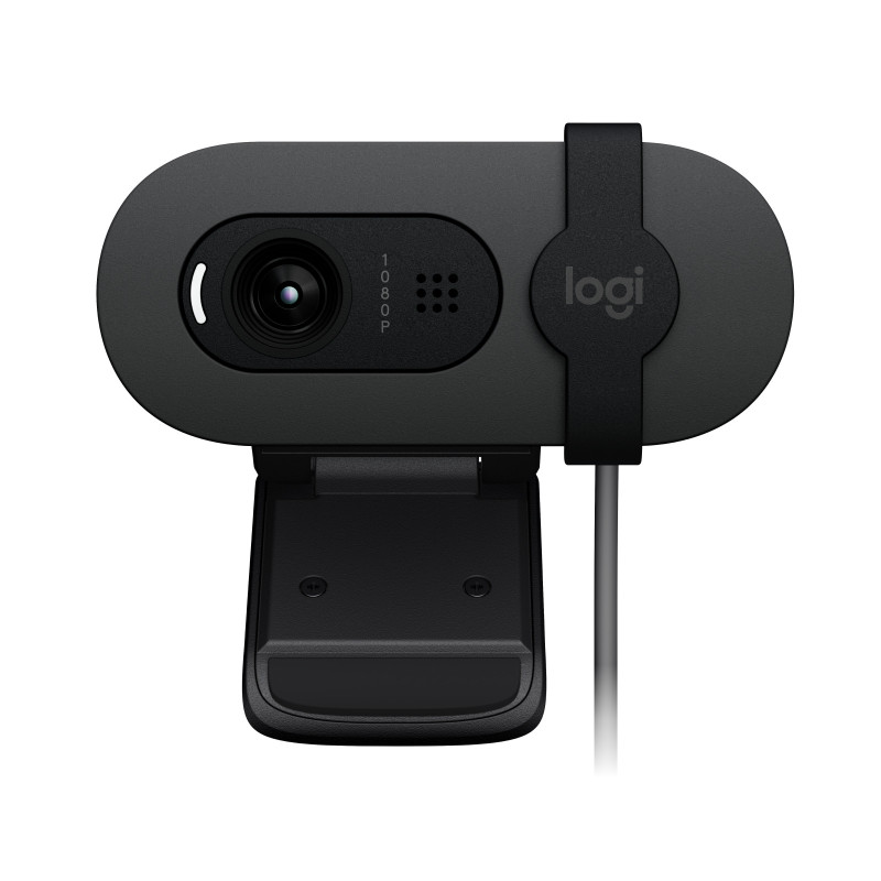 Webcam logitech brio 105 grafito full hd -  usb