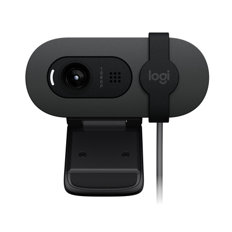 Webcam logitech brio 105 grafito full hd -  usb