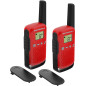 Walkie talkie motorola tlkr - t42 red packs 2 pmr446 - 8km - 16canales - 500mw - clip cinturon Walkie talkie motorola tlkr - t42 red packs 2 pmr446 - 8km - 16canales - 500mw - clip cinturon