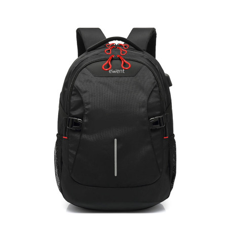 Ewent EW2526 borsa per laptop 39,6 cm (15.6") Zaino Nero