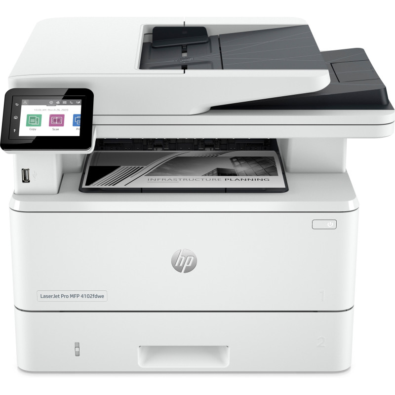 Multifuncin lser hp laserjet pro 4102fdwe monocromo wifi duplex