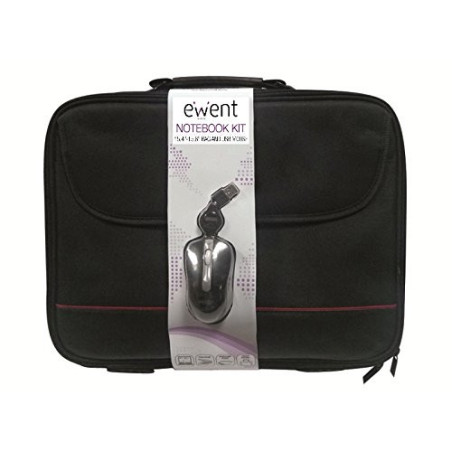 Ewent EW2505 laptop case 15.6" Briefcase Black