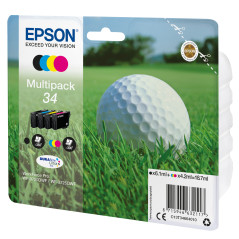 Epson Golf ball C13T34664010 ink cartridge 1 pc(s) Original Standard Yield Black, Cyan, Magenta, Yellow