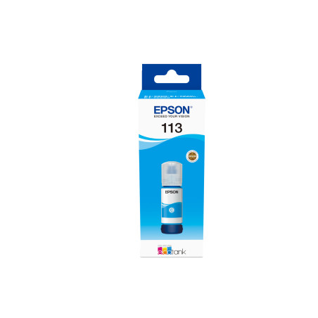 Cartucho tinta epson 113 ecotank pigment c13t06b240 cian ink bottle
