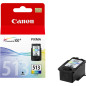 Cartucho canon cl 513 tricolor 15ml mp240 - 260 - 480